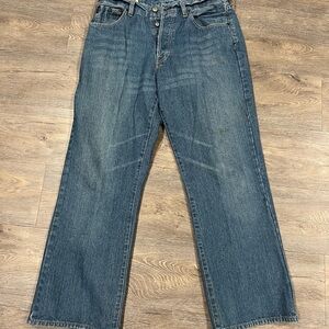 Abercrombie & Fitch Vintage Chugger Boot Jeans w/Button Fly